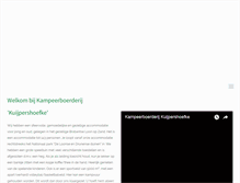 Tablet Screenshot of kuijpershoefke.nl
